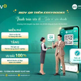 Ưu Đãi Đặc Biệt Khi Sử Dụng Dịch Vụ Thu Hộ BIDV QR Trên Phần Mềm Kế Toán EasyBooks Của SoftDreams