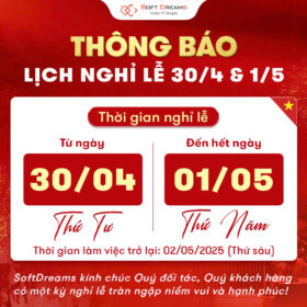 Thông Báo Lịch Nghỉ Lễ 30/4&1/5