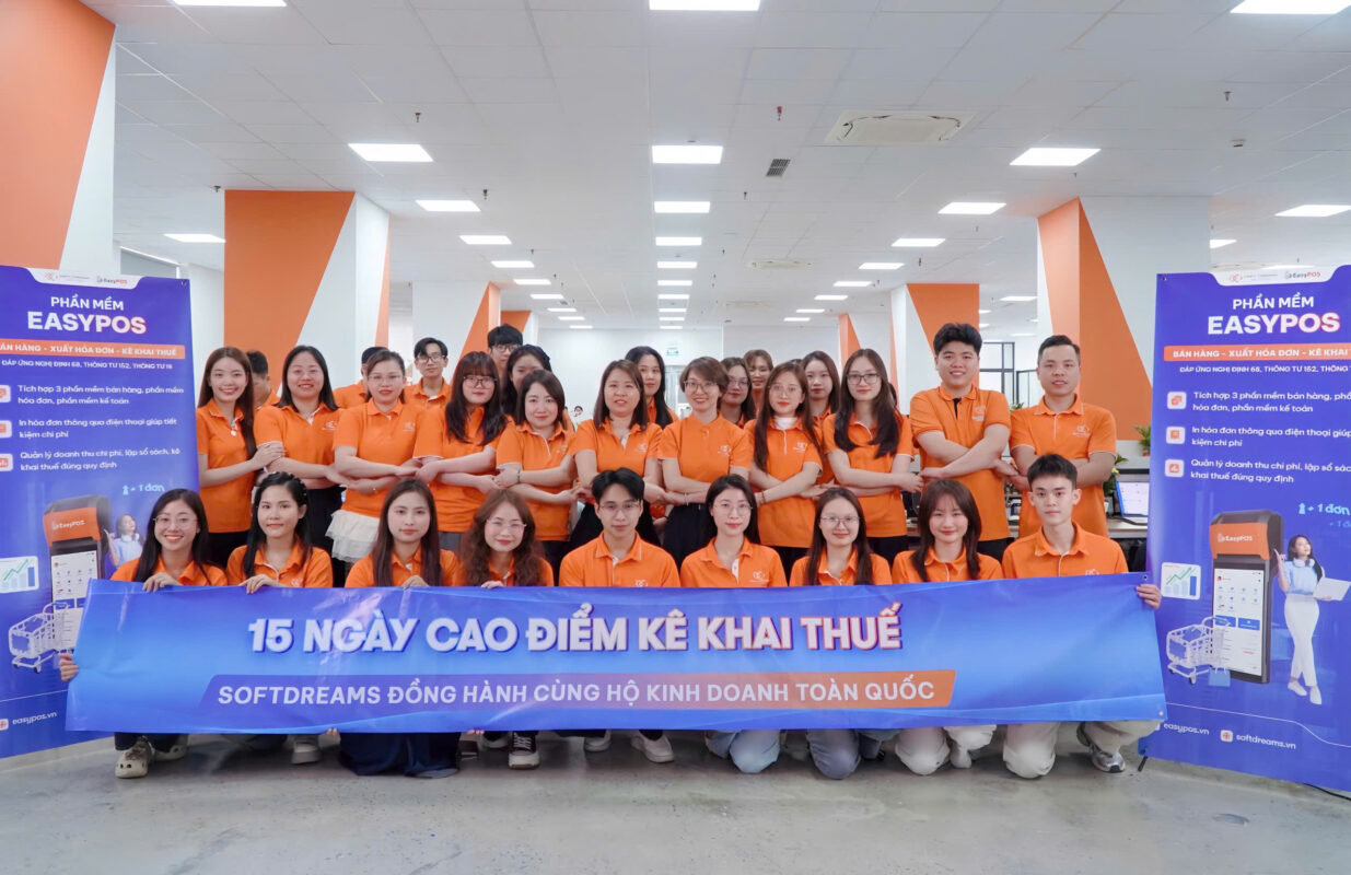 Softdreams ra quân 15 ngày cao điểm đồng hành cùng hộ kinh doanh kê khai thuế