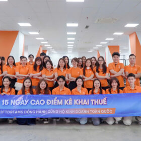 Softdreams ra quân 15 ngày cao điểm đồng hành cùng hộ kinh doanh kê khai thuế
