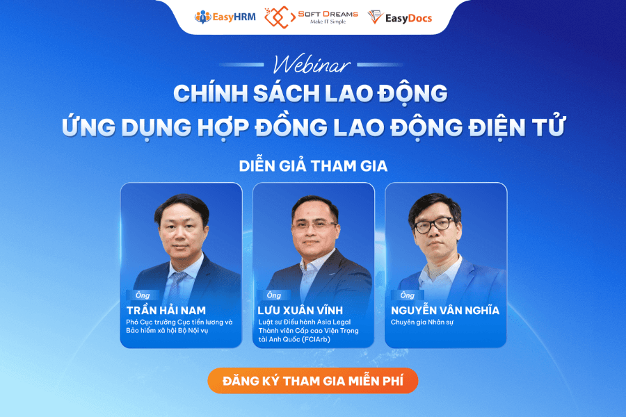 [Webinar] Chính sách lao động – Ứng dụng Hợp đồng lao động điện tử
