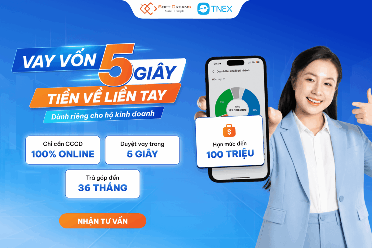 Xoay vốn kịp thời – Bắt kịp cơ hội: 3 phút nhận tới 100 triệu cùng TNEX trên EasyPOS