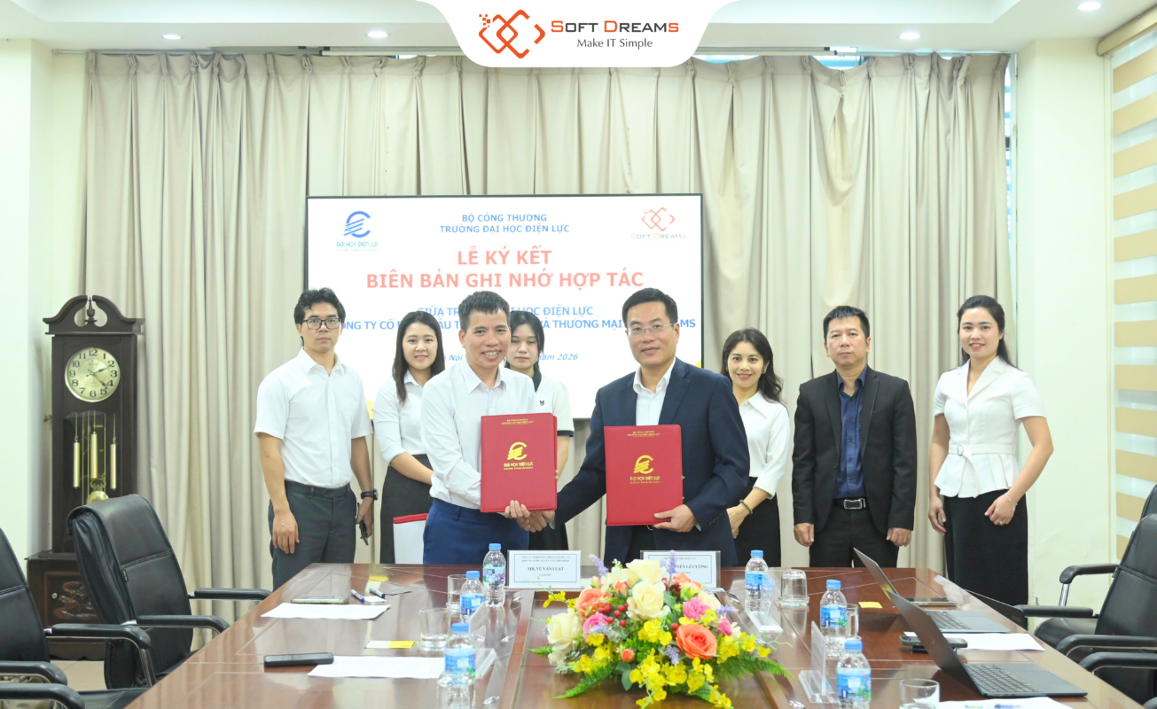 Softdreams và Đại học Điện lực ký kết hợp tác chiến lược toàn diện