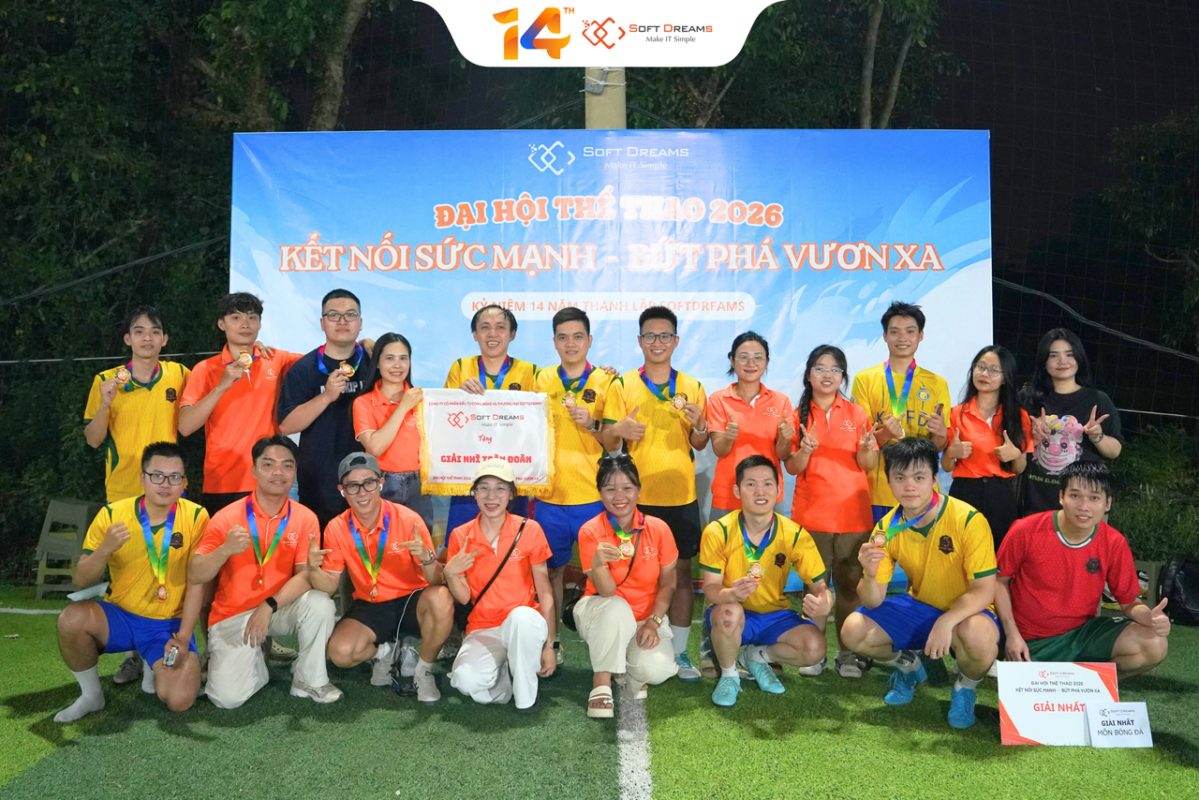 Đại hội thể thao Softdreams 2026: Nơi tinh thần đồng đội và khát vọng vươn xa tỏa sáng